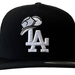 LA sombrero hat black mesh the Authentic yupoong SnapBack